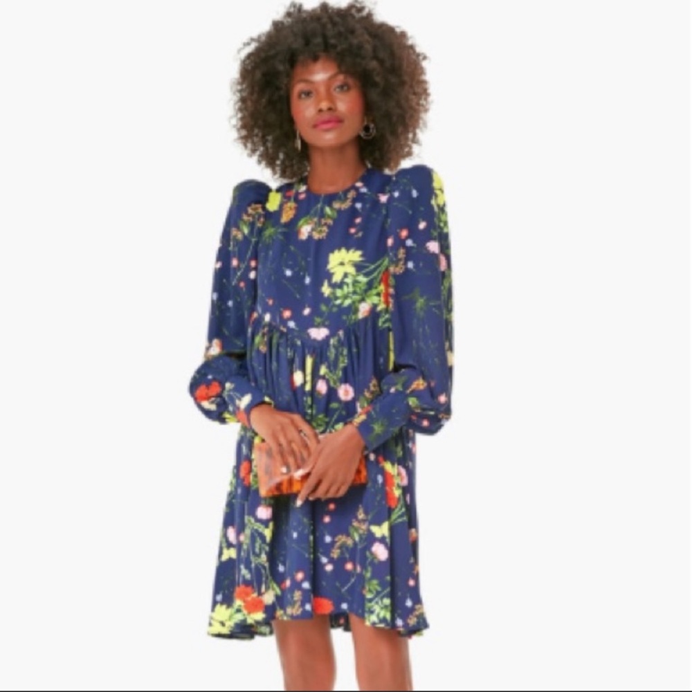 NWOT Pomander Place Wildflower Spencer Puff Sleeve Mini Dress